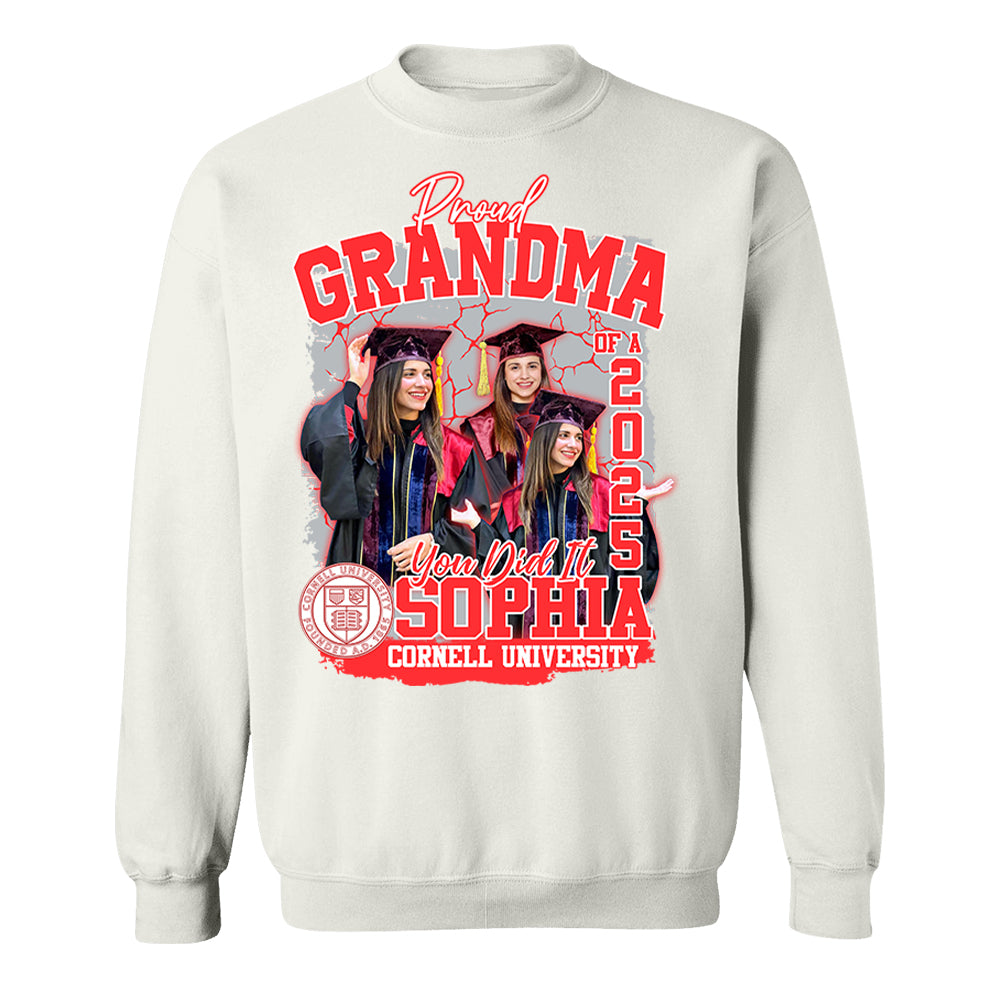 Congratulation Graduation Shirt - Custom Graduation 2025 Shirt, Proud Mom Of A 2025 You Did It - YN2103 Li29