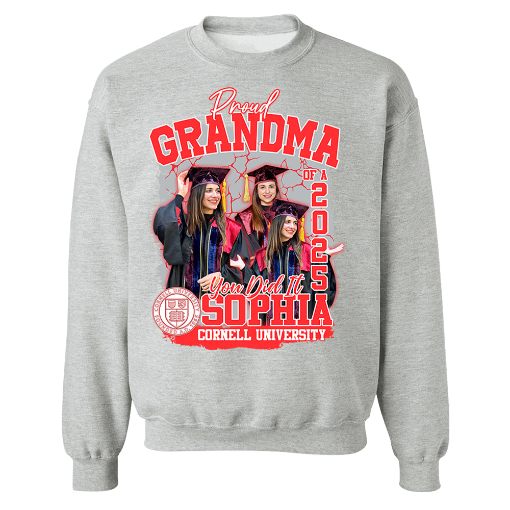 Congratulation Graduation Shirt - Custom Graduation 2025 Shirt, Proud Mom Of A 2025 You Did It - YN2103 Li29