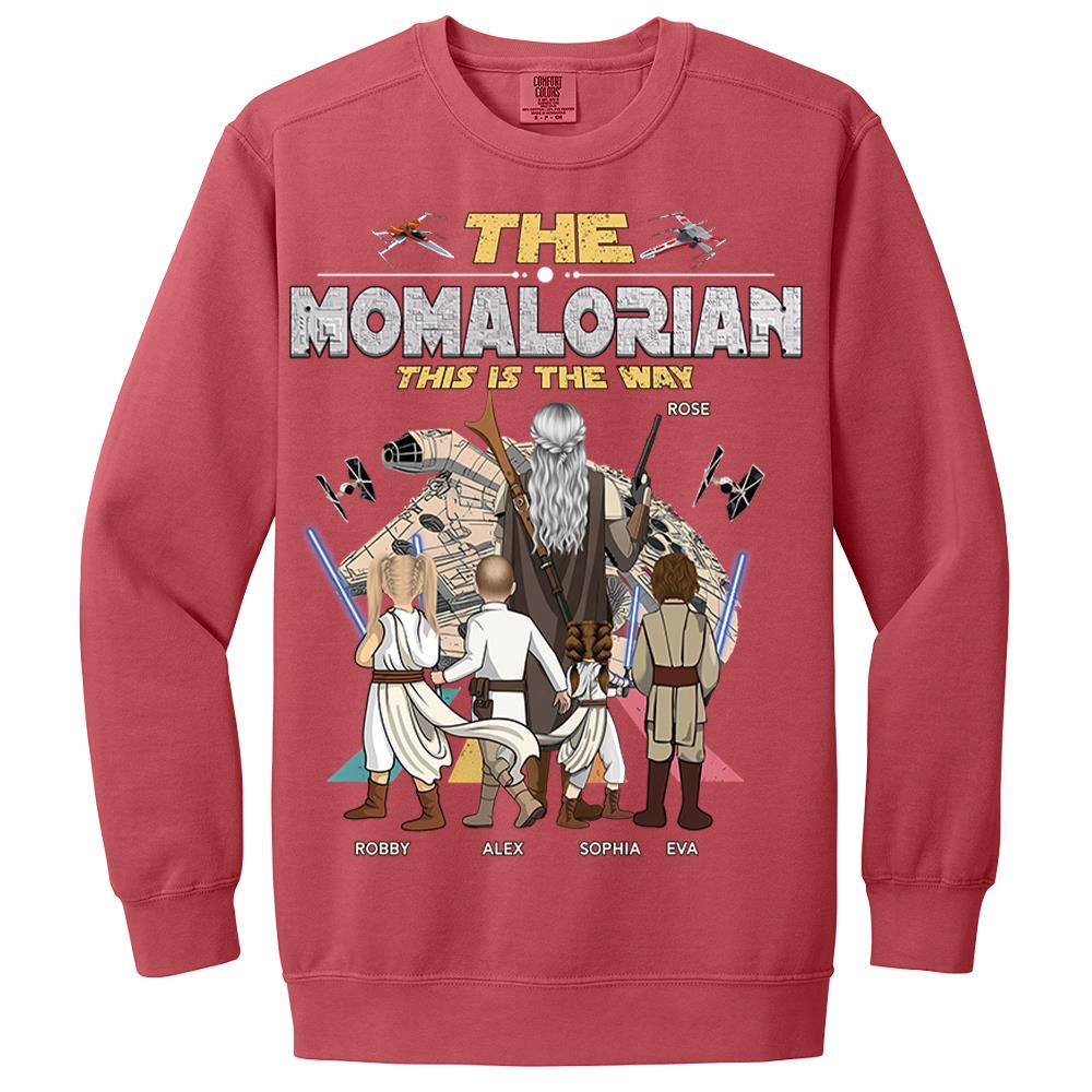 The Momalorian This Is The Way - Personalized Shirt - Gift For Mom, Mother's Day T1807 Nh00