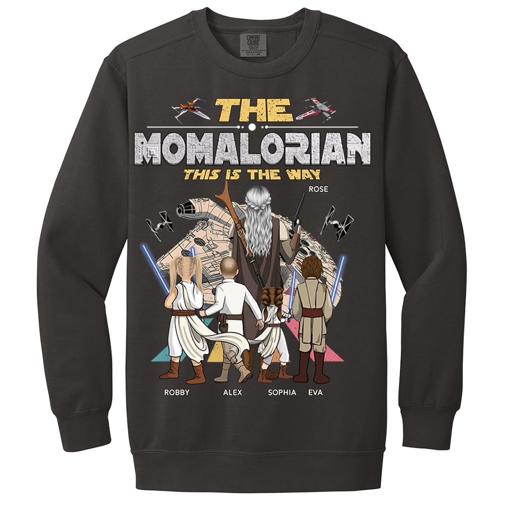 The Momalorian This Is The Way - Personalized Shirt - Gift For Mom, Mother's Day T1807 Nh00