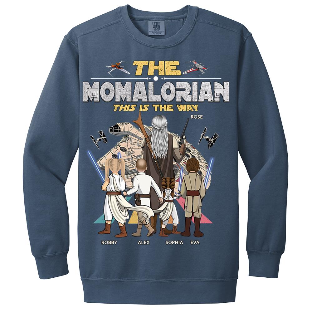 The Momalorian This Is The Way - Personalized Shirt - Gift For Mom, Mother's Day T1807 Nh00