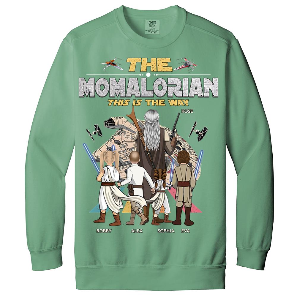 The Momalorian This Is The Way - Personalized Shirt - Gift For Mom, Mother's Day T1807 Nh00
