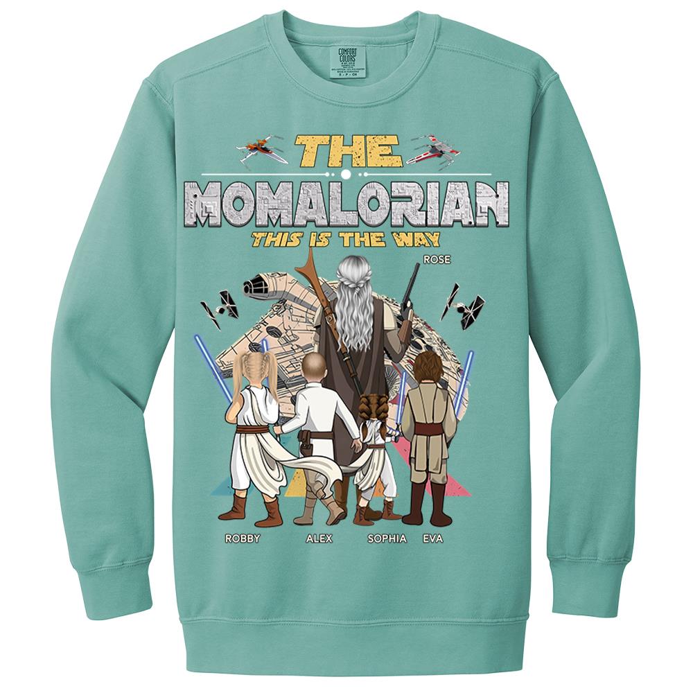 The Momalorian This Is The Way - Personalized Shirt - Gift For Mom, Mother's Day T1807 Nh00