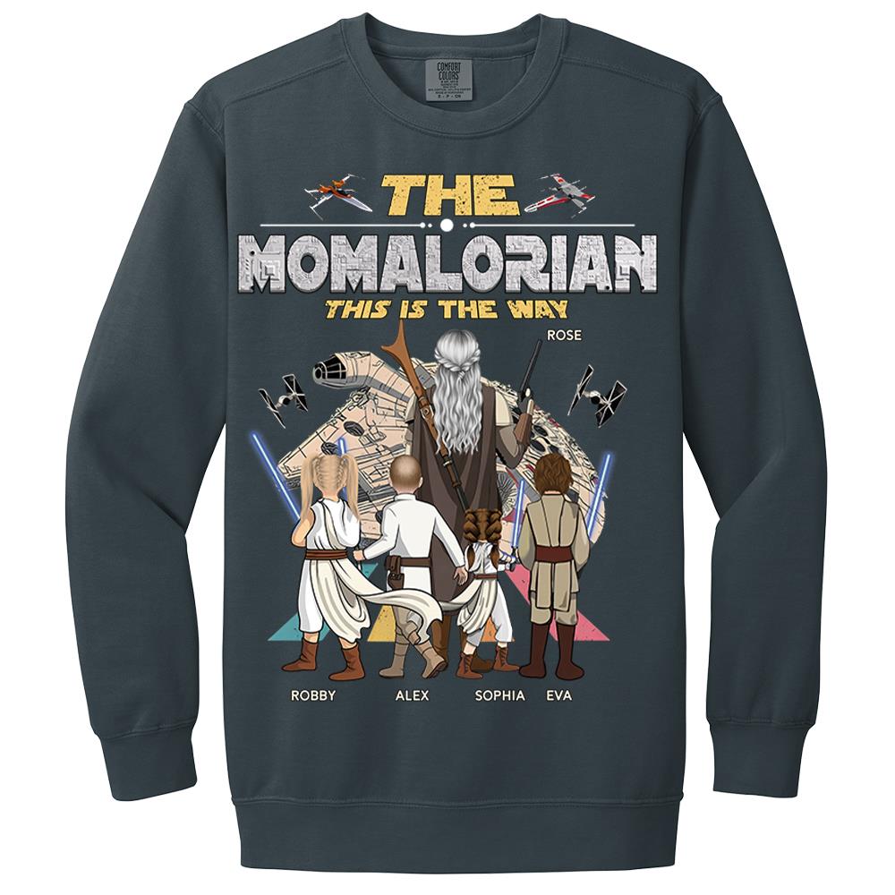 The Momalorian This Is The Way - Personalized Shirt - Gift For Mom, Mother's Day T1807 Nh00