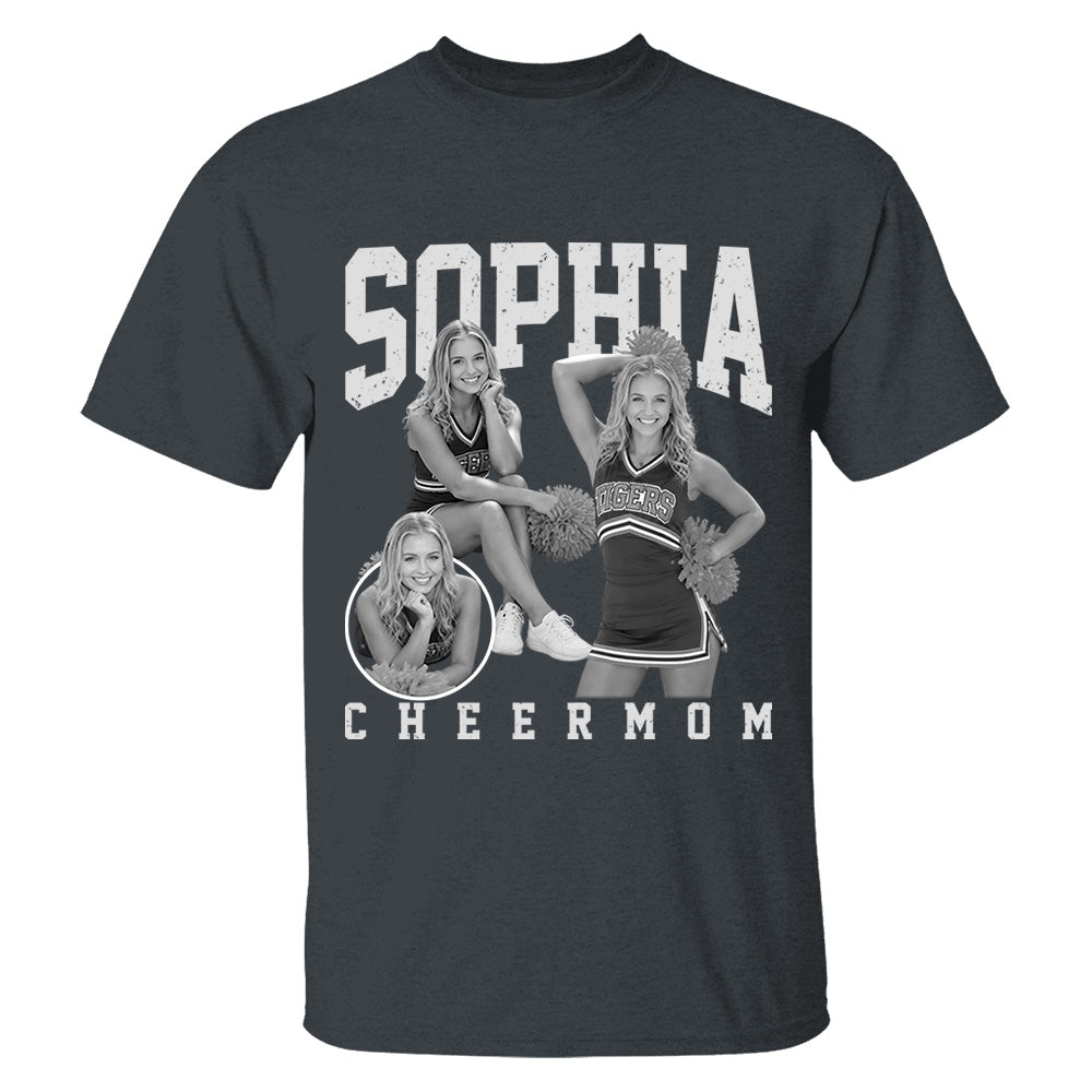 Cheerleading Lover - Personalized Vintage Washed Tee for Cheerleader Moms & Families Na02 VH01