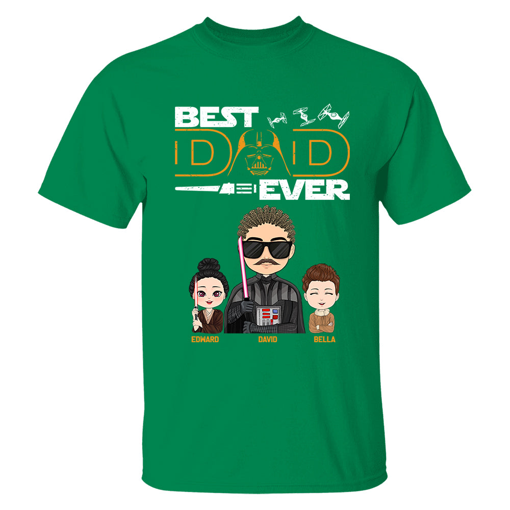 Personalized Best Dad Ever Shirt Gift For Dad - Custom Father's Day Gift Vr3