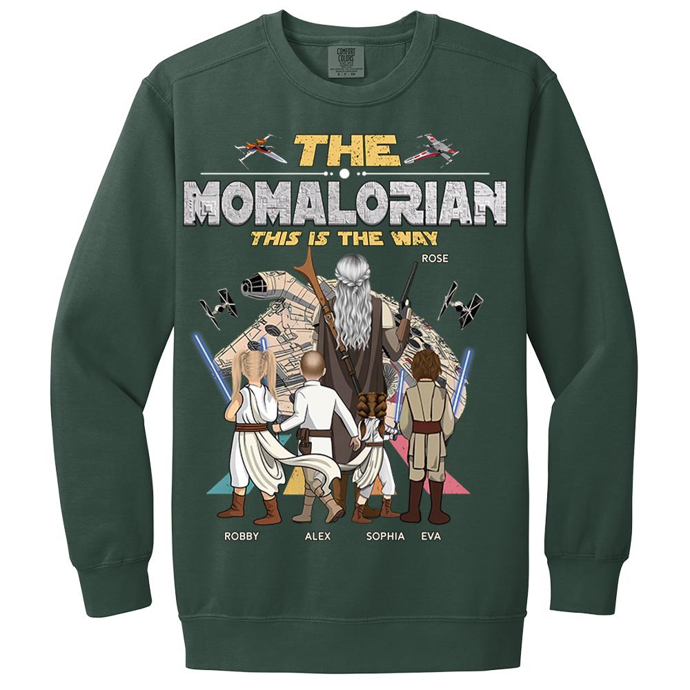 The Momalorian This Is The Way - Personalized Shirt - Gift For Mom, Mother's Day T1807 Nh00