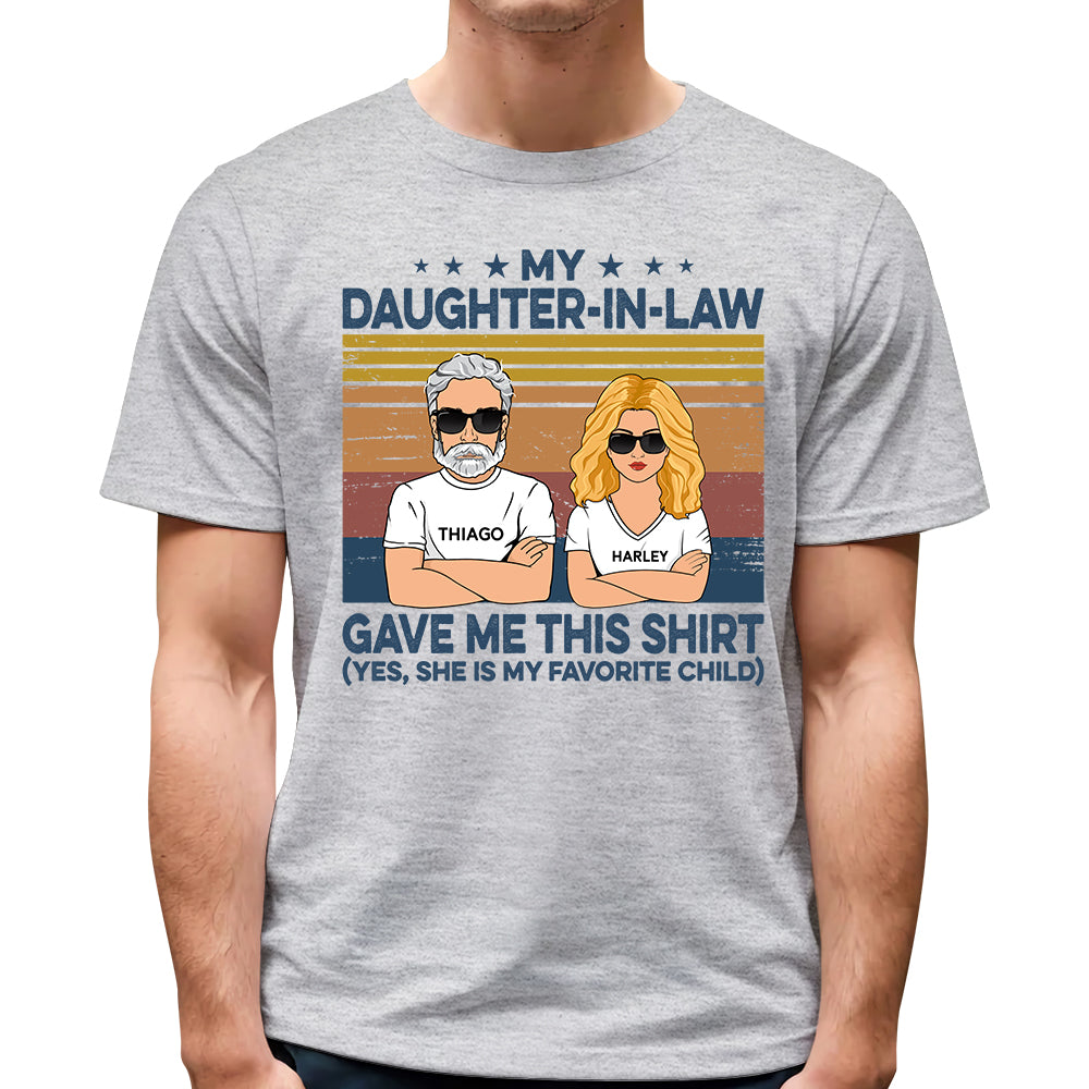My Daughter In Law Gave Me This Shirt - Personalized Shirt For  Father In law Ph99 Tu20- 07.08.2026