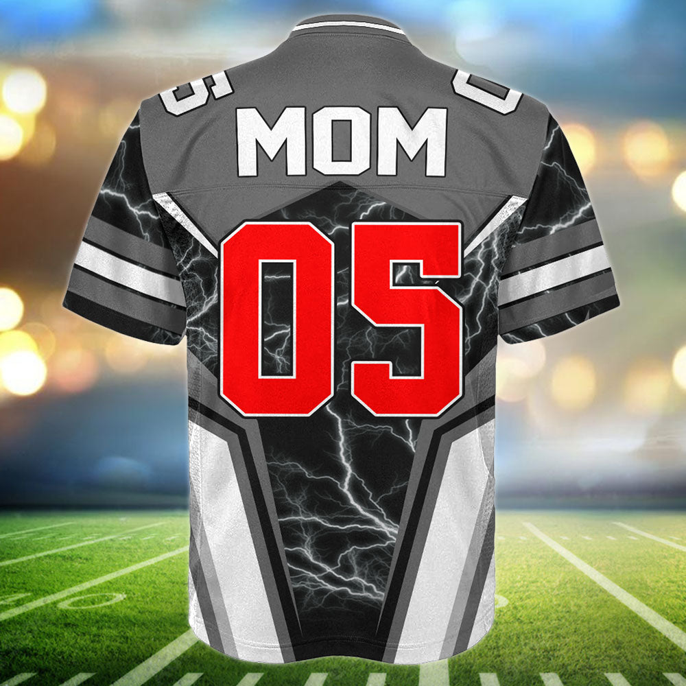 Customized American Football Photos Collage Football Jersey -Personalized Football Jersey With Name & Number Vr2 Pt99