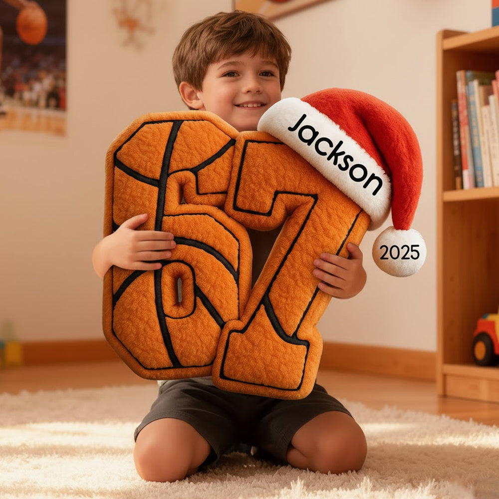 Custom 67 Six Seven Slang Meme For Sport Lovers Kids Teenagers - Personalized Ugly Plush Pillow Li29