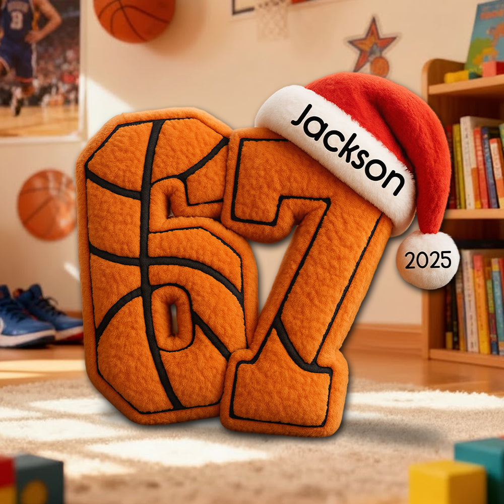 Custom 67 Six Seven Slang Meme For Sport Lovers Kids Teenagers - Personalized Ugly Plush Pillow Li29