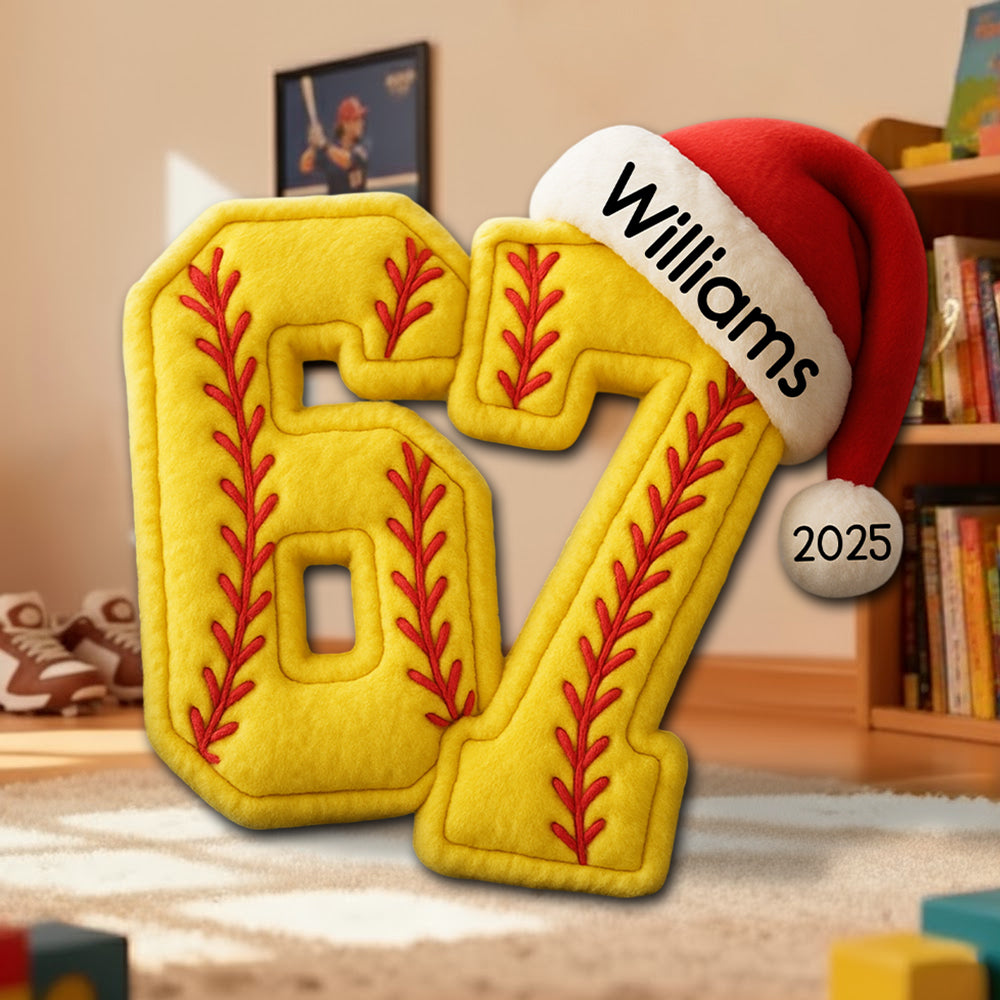 Custom 67 Six Seven Slang Meme For Sport Lovers Kids Teenagers - Personalized Ugly Plush Pillow Li29