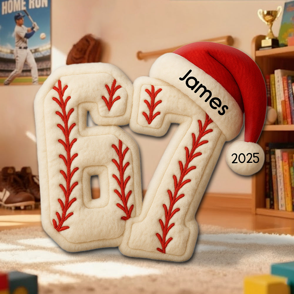 Custom 67 Six Seven Slang Meme For Sport Lovers Kids Teenagers - Personalized Ugly Plush Pillow Li29