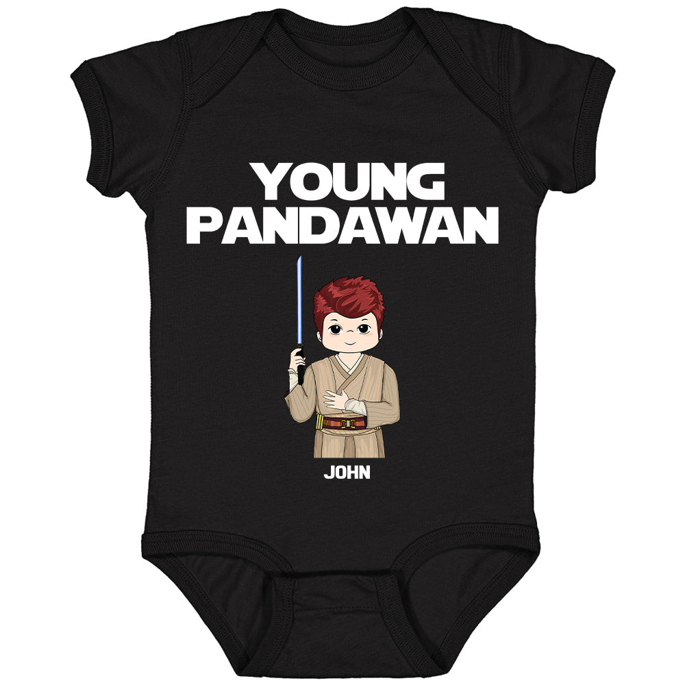 Jedi Master & Young Pandawan Personalized Matching Shirt - Father's Day Gift For New Dad