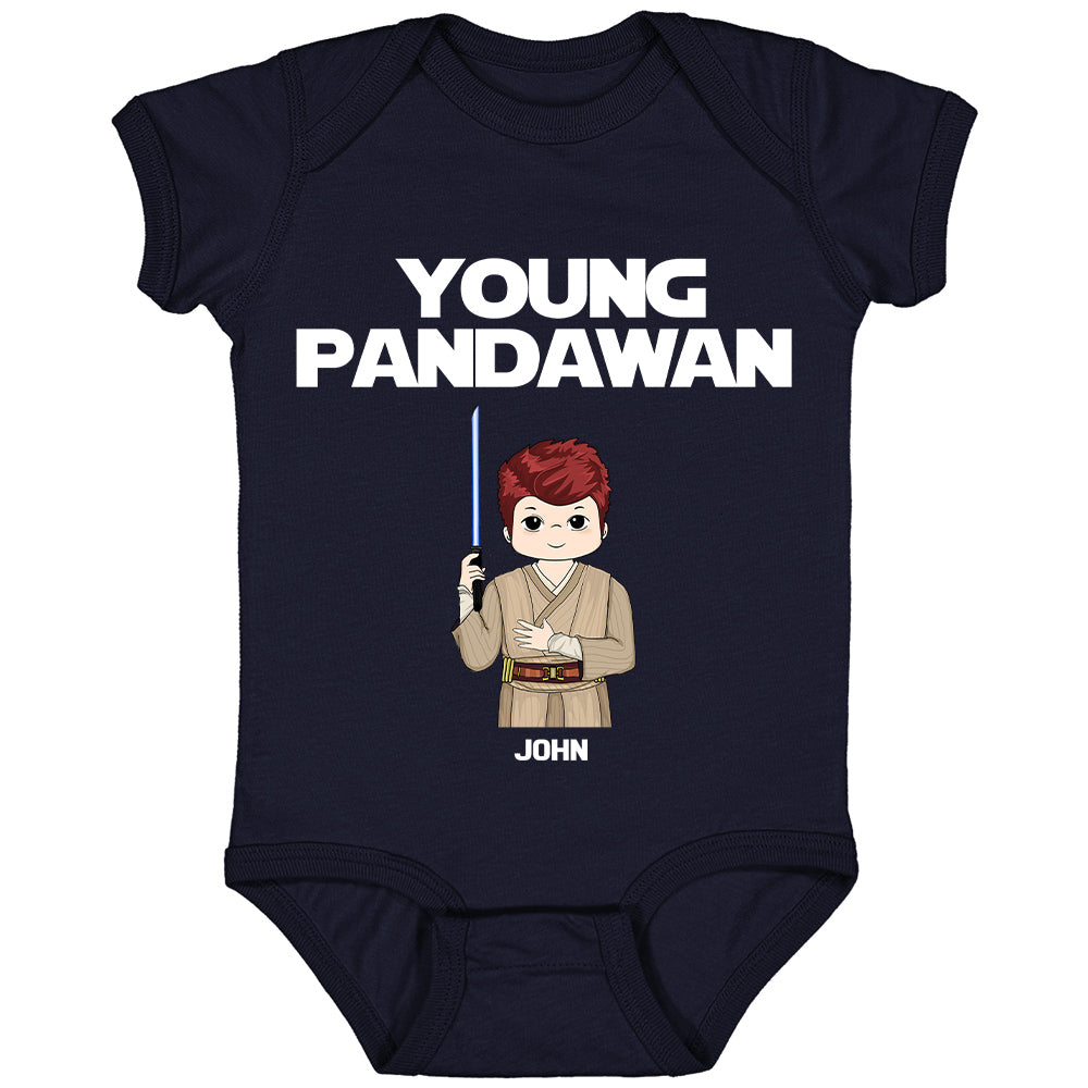 Jedi Master & Young Pandawan Personalized Matching Shirt - Father's Day Gift For New Dad