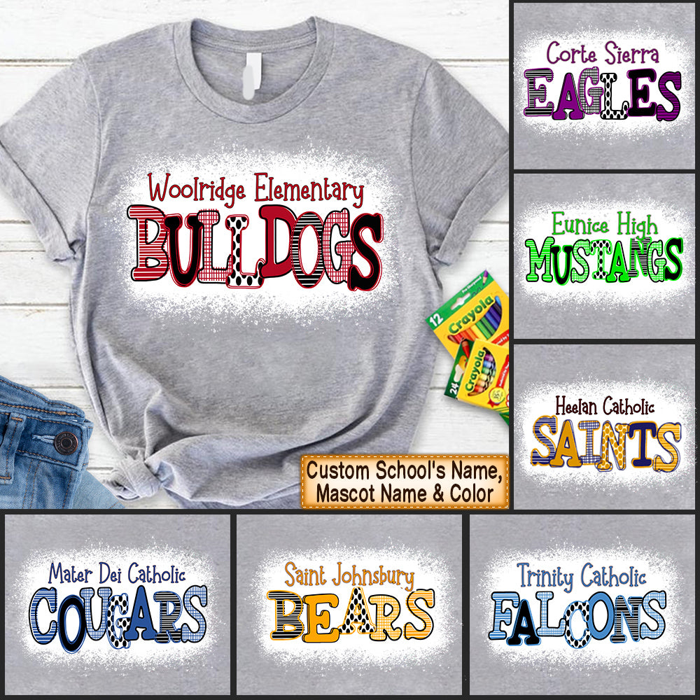 Personalized Shirt Mascot School, Custom School's Name Teacher Life Hk10 Trhn
