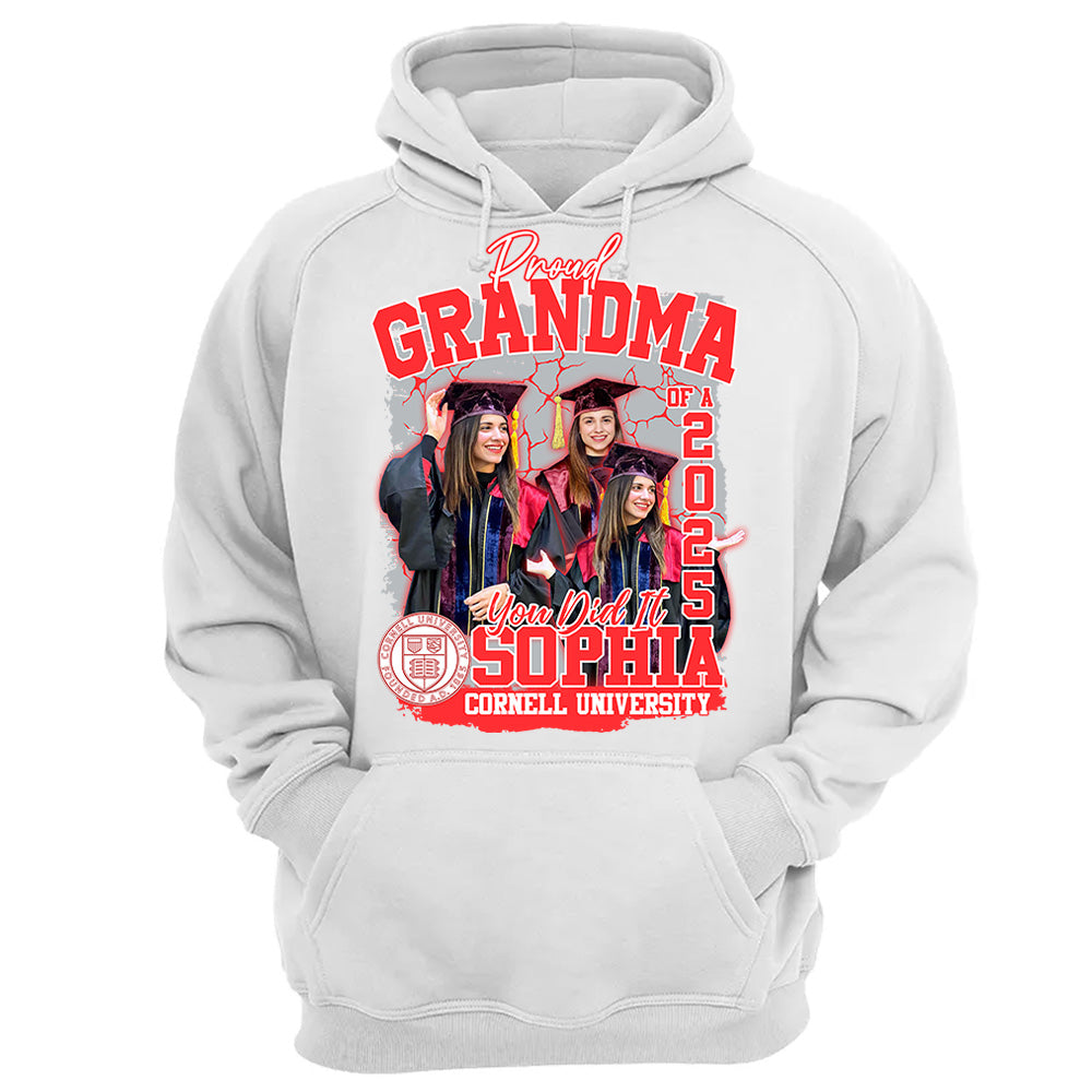 Congratulation Graduation Shirt - Custom Graduation 2025 Shirt, Proud Mom Of A 2025 You Did It - YN2103 Li29