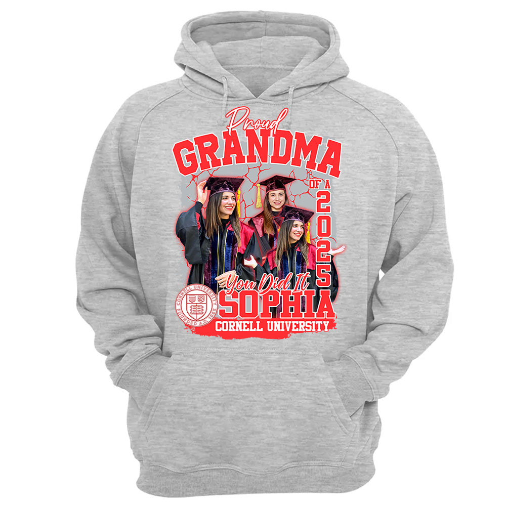 Congratulation Graduation Shirt - Custom Graduation 2025 Shirt, Proud Mom Of A 2025 You Did It - YN2103 Li29