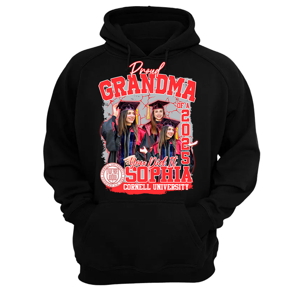 Congratulation Graduation Shirt - Custom Graduation 2025 Shirt, Proud Mom Of A 2025 You Did It - YN2103 Li29