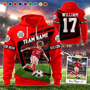 Personalized All Over Print Shirt Soccer - Gift For Soccer Lovers NA04 Hv01
