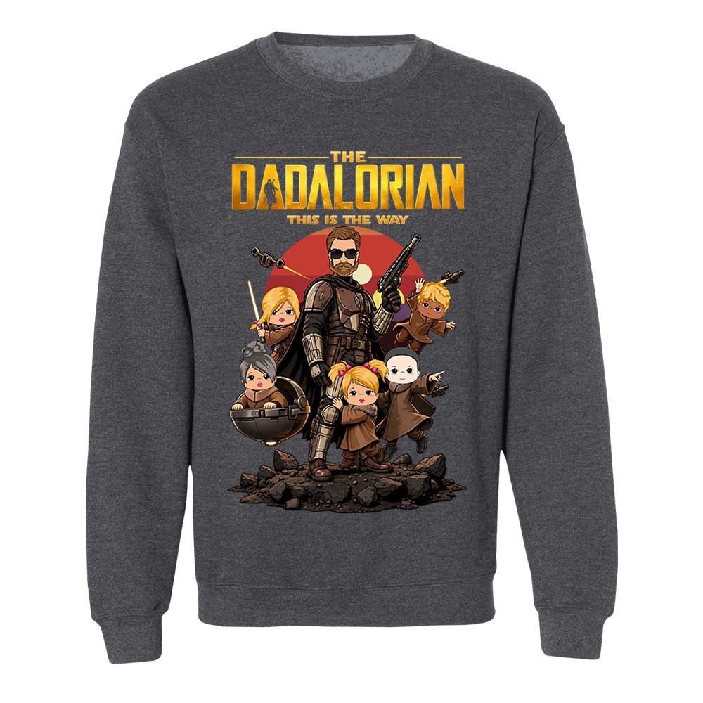 The Dadalorian This Is The Way Shirt Personalized Gift For Dad Nh00