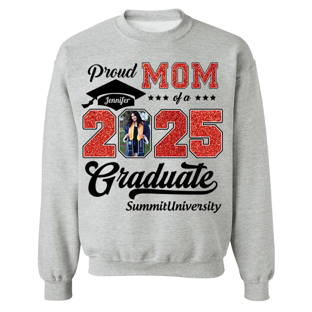Personalized Graduation 2025 Shirts, Proud Family Graduate 2025, Graduate Pictureand Photo Class Of 2025 - YN2103 Li29