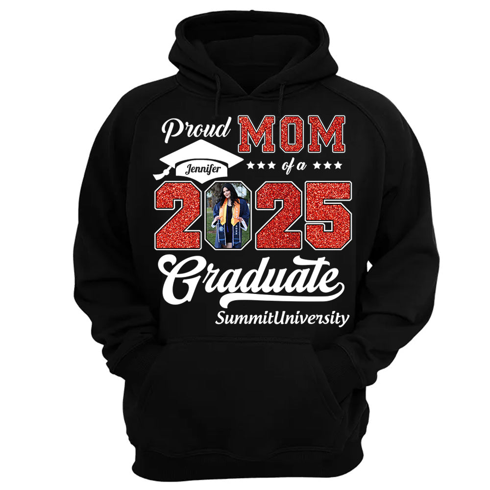 Personalized Graduation 2025 Shirts, Proud Family Graduate 2025, Graduate Pictureand Photo Class Of 2025 - YN2103 Li29
