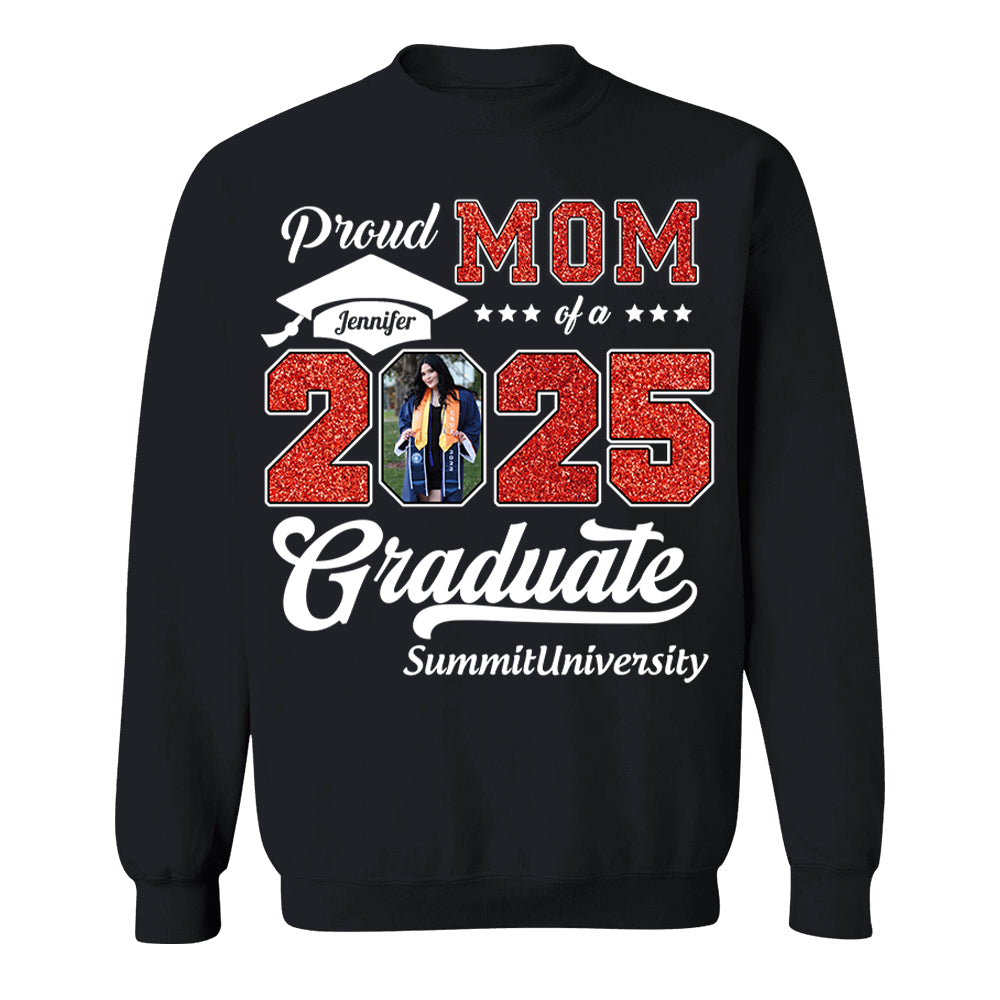 Personalized Graduation 2025 Shirts, Proud Family Graduate 2025, Graduate Pictureand Photo Class Of 2025 - YN2103 Li29