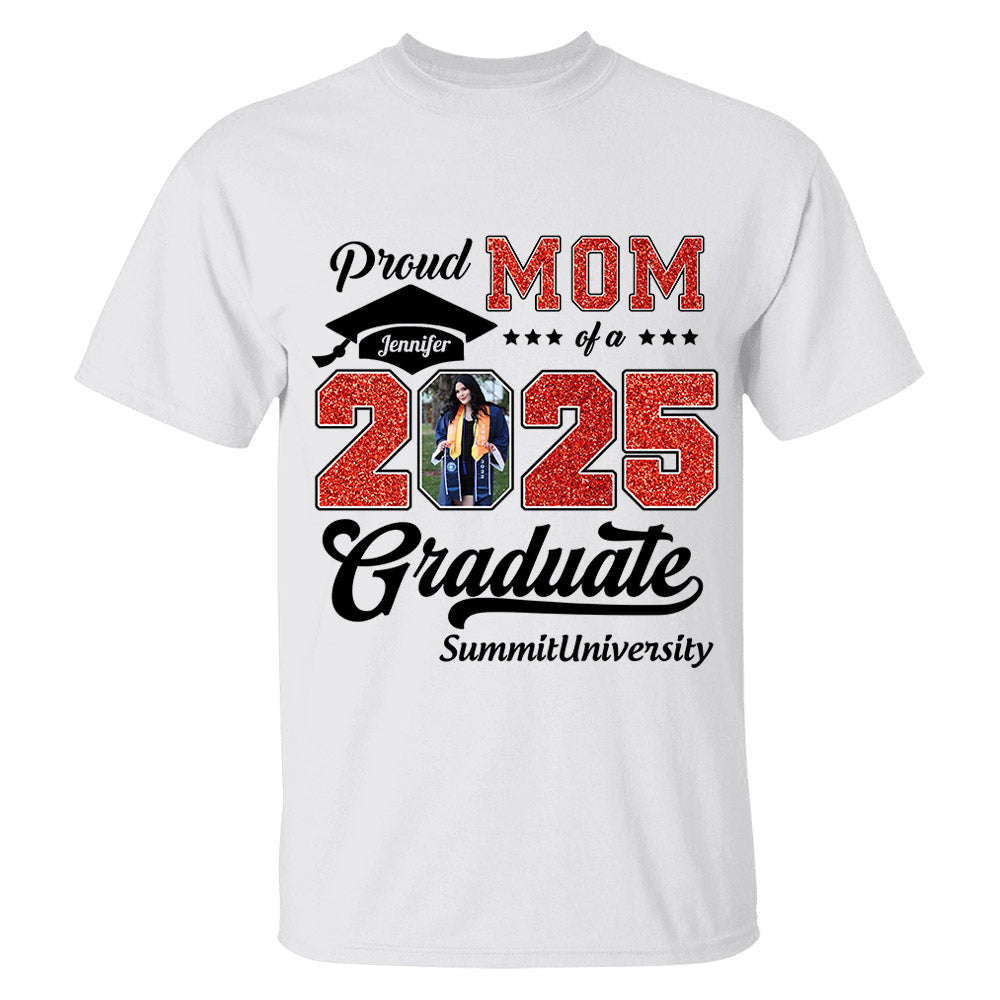 Personalized Graduation 2025 Shirts, Proud Family Graduate 2025, Graduate Pictureand Photo Class Of 2025 - YN2103 Li29