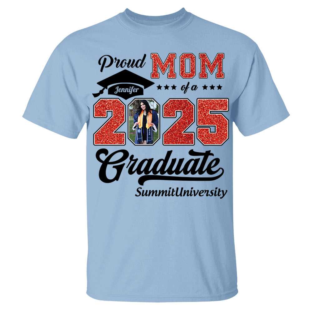 Personalized Graduation 2025 Shirts, Proud Family Graduate 2025, Graduate Pictureand Photo Class Of 2025 - YN2103 Li29