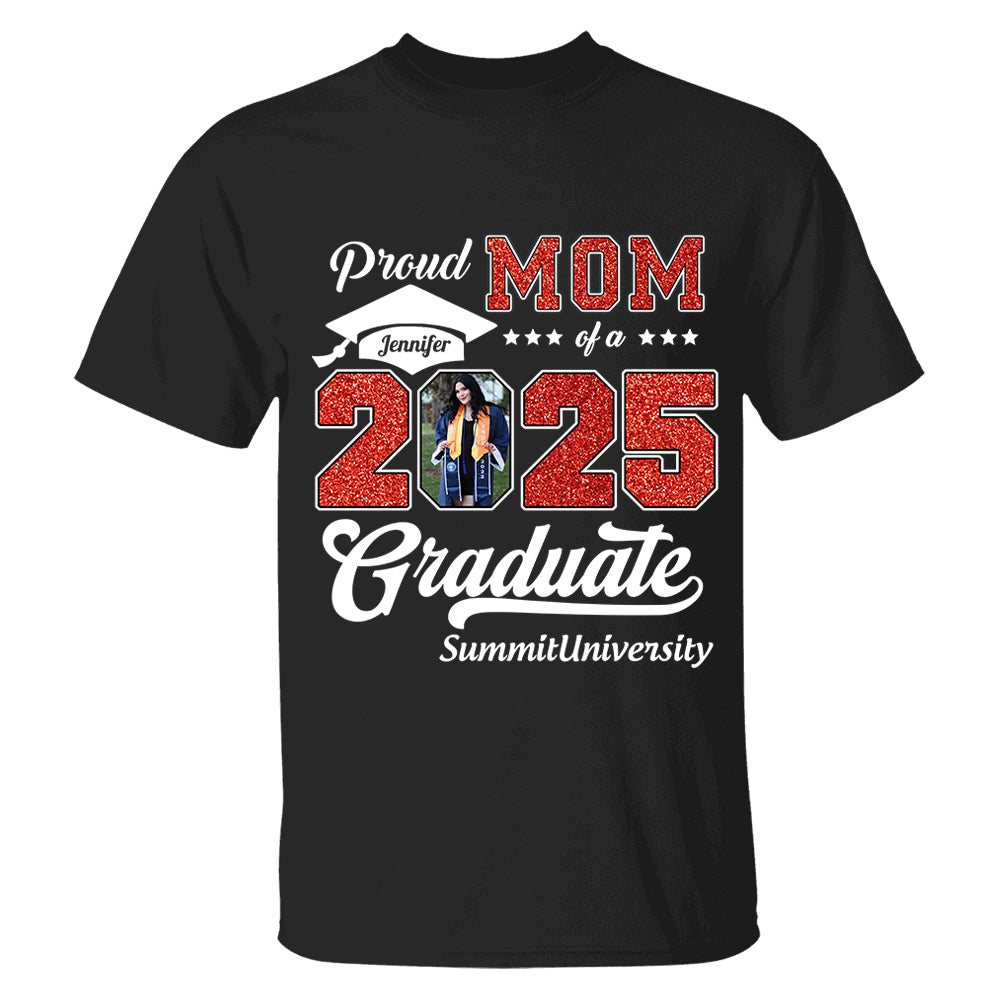 Personalized Graduation 2025 Shirts, Proud Family Graduate 2025, Graduate Pictureand Photo Class Of 2025 - YN2103 Li29