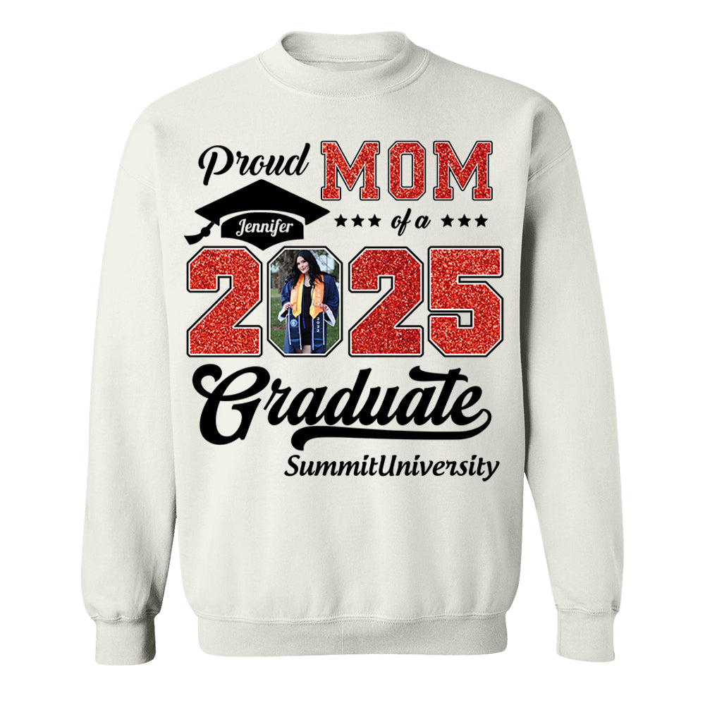 Personalized Graduation 2025 Shirts, Proud Family Graduate 2025, Graduate Pictureand Photo Class Of 2025 - YN2103 Li29