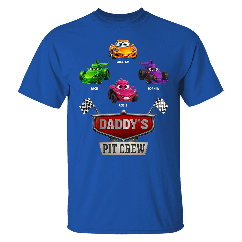 Daddy's Pit Crew - Personalized Shirt Pt99
