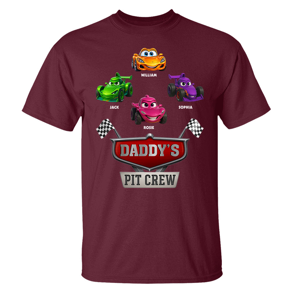 Daddy's Pit Crew - Personalized Shirt Pt99