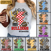 Ph99- Spirit Shirt Personalized Game Day Shirt Custom School Mascot Test Ph99  Tu20 -Tu 30.07.2026