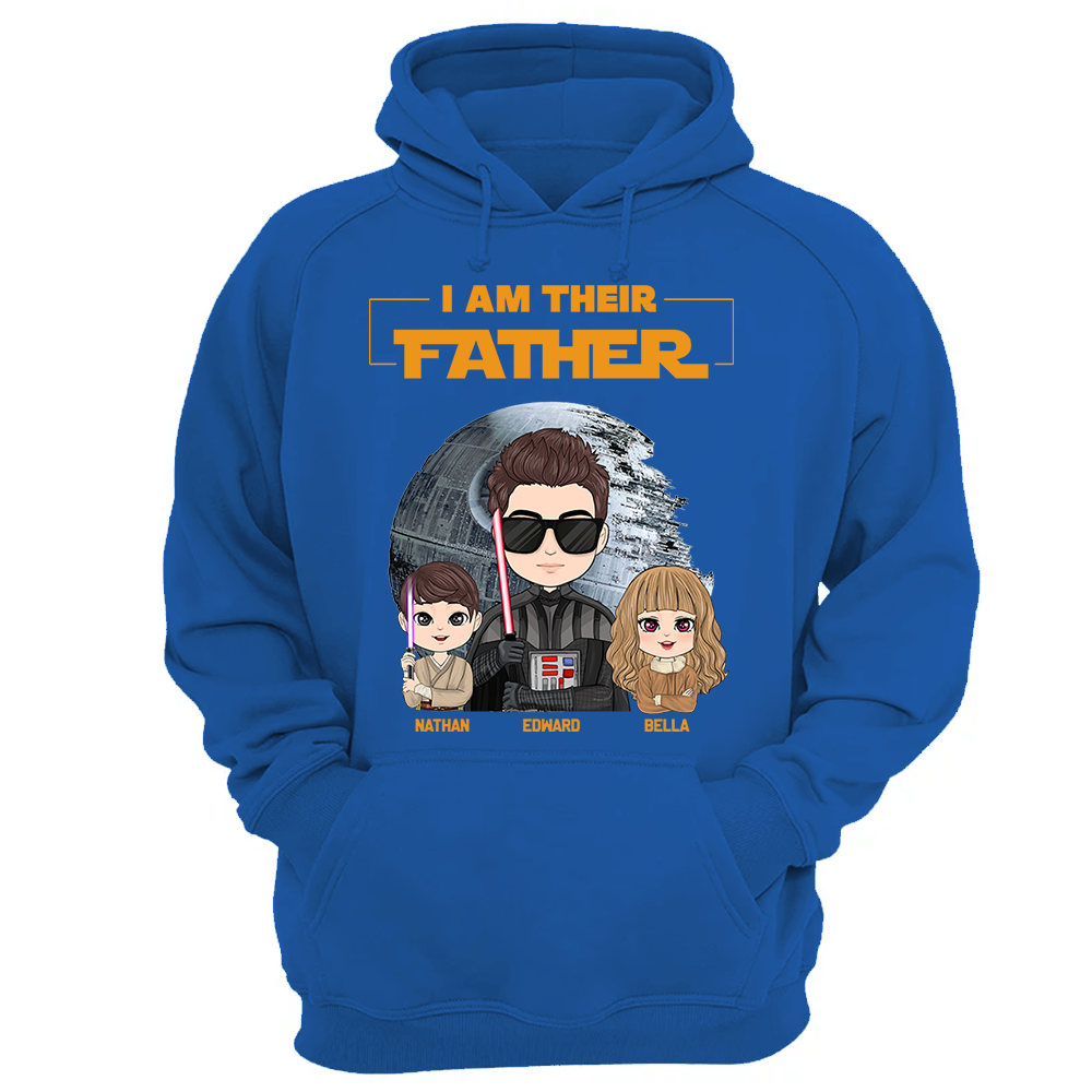 I Am Their Father Personalized Shirt Gift For Dad - Custom Cute Art Nickname With Kids