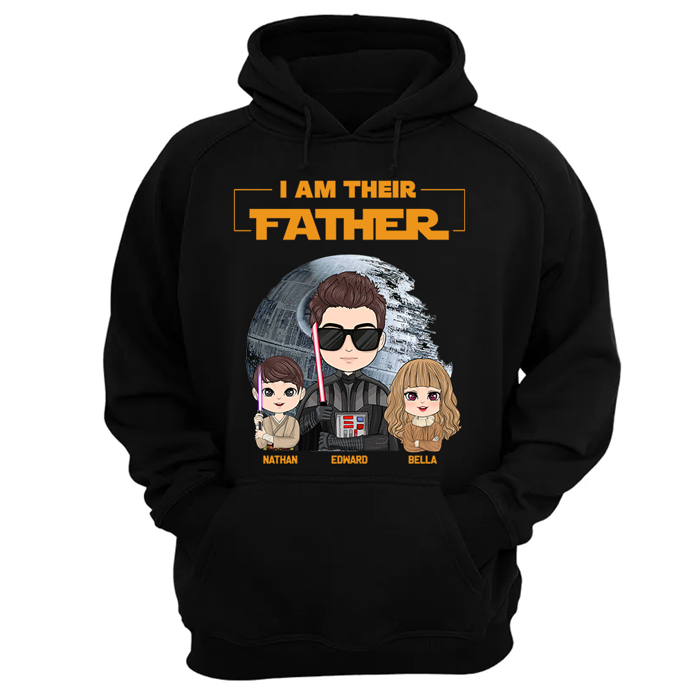 I Am Their Father Personalized Shirt Gift For Dad - Custom Cute Art Nickname With Kids