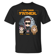I Am Their Father Personalized Shirt Gift For Dad - Custom Cute Art Nickname With Kids