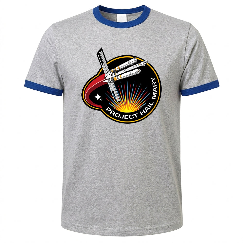 Project Hail Mary Shirt Ringer Tee Mission Patch