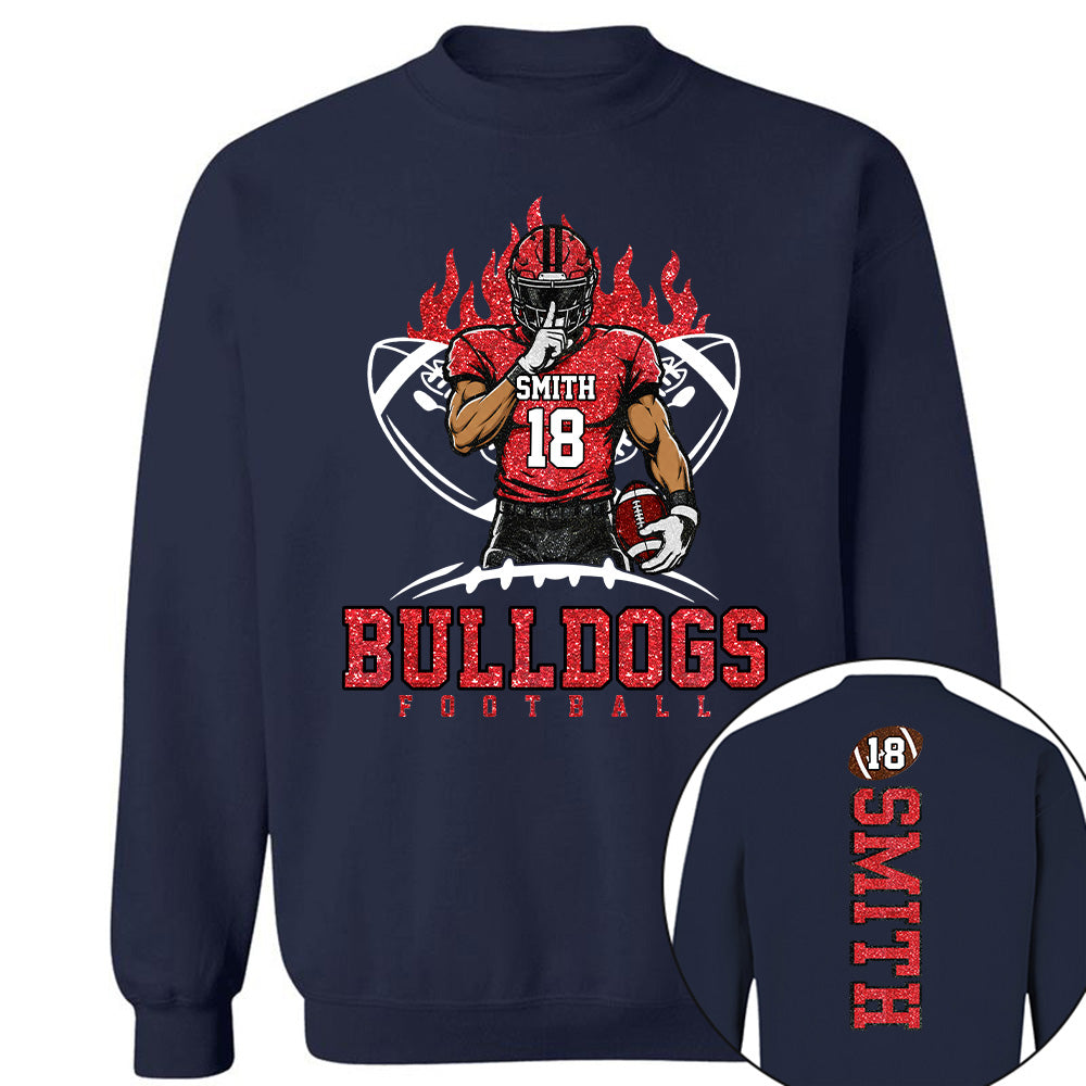 That's My Boy Personalized Football Mom Shirt Custom Team Name & Player Number Shirt Na02 T24