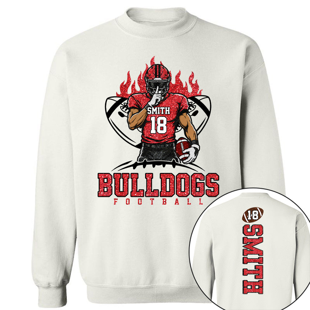 That's My Boy Personalized Football Mom Shirt Custom Team Name & Player Number Shirt Na02 T24