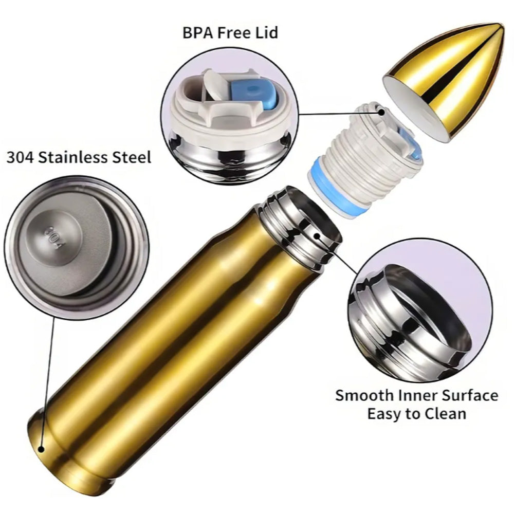 Personalized Hunting Bullet Tumbler Gifts for Hunter, Gifts for Husband, Dad, Father's Day A2110 T24