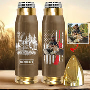 Personalized Hunting Bullet Tumbler Gifts for Hunter, Gifts for Husband, Dad, Father's Day A2110 T24