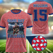 Personalized All Over Print Shirt Custom Photo Football Game Day Gift For Football Lovers Tu24 Li29