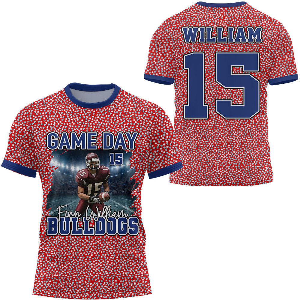 Personalized All Over Print Shirt Custom Photo Football Game Day Gift For Football Lovers Tu24 Li29
