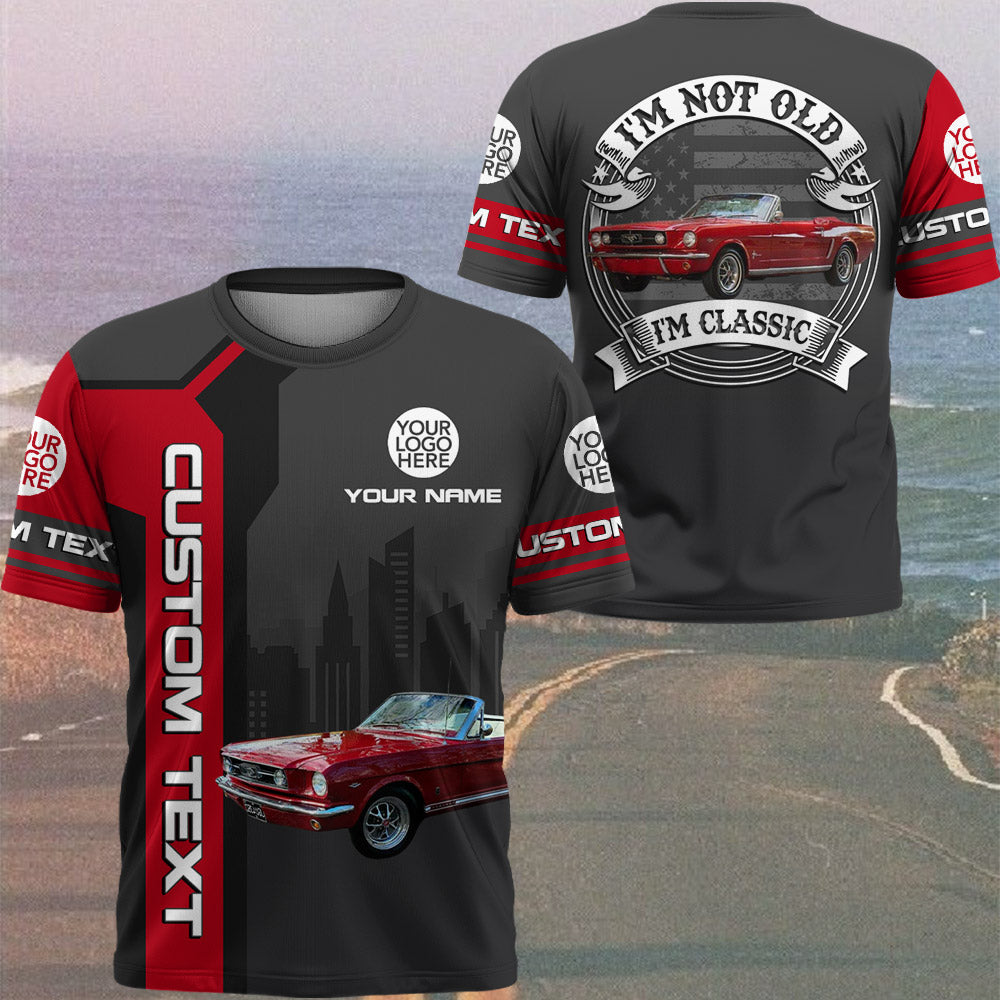 This Is How I Roll - Custom Photo Classic Car Shirt - Personalized Name Car Shirt Vr2 A2110
