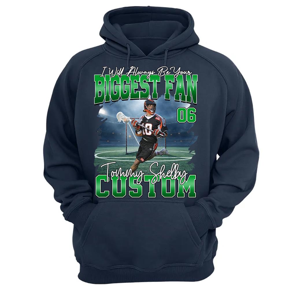 I Will Always Be Your Biggest Fan Personalized Shirt Custom Your Photo Gift For Baseball Player Vr2 Na02 Hv01