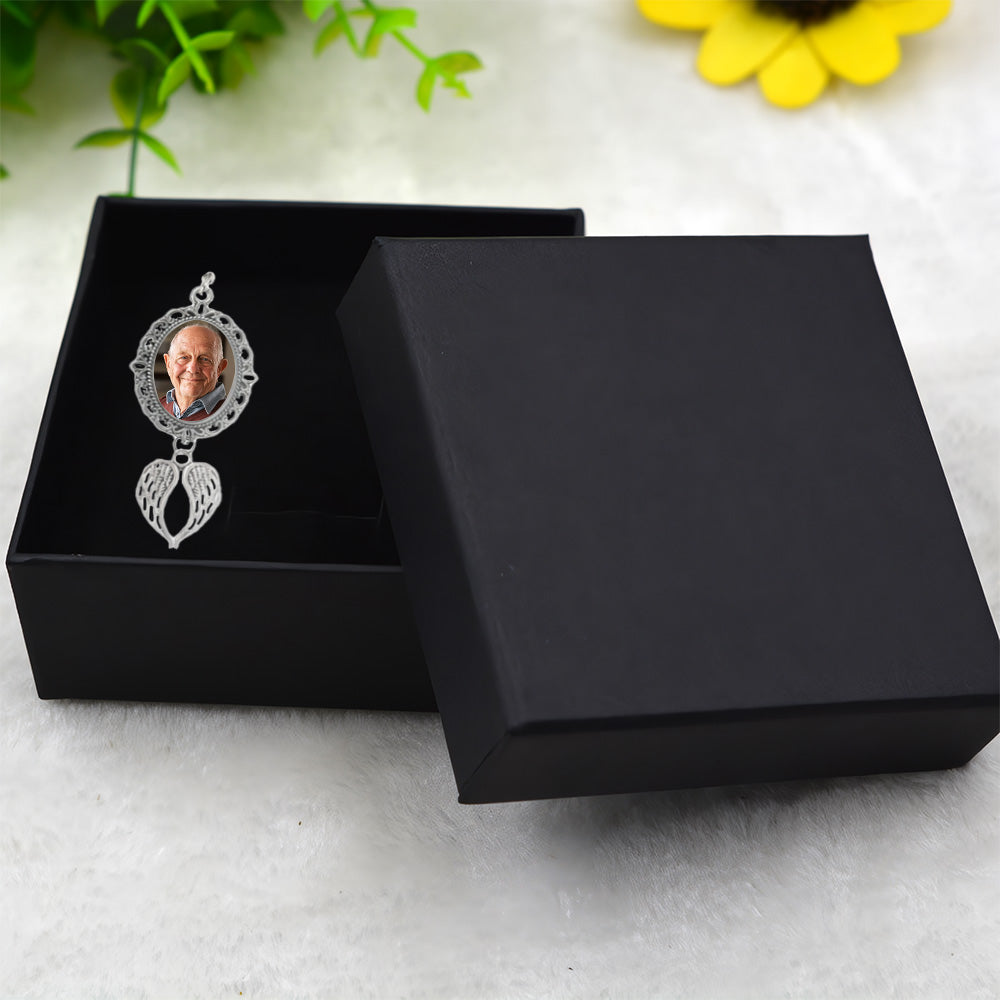 You Are Always In My Heart - Personalized Memorial Graduation Tassel Photo Charm Tu20