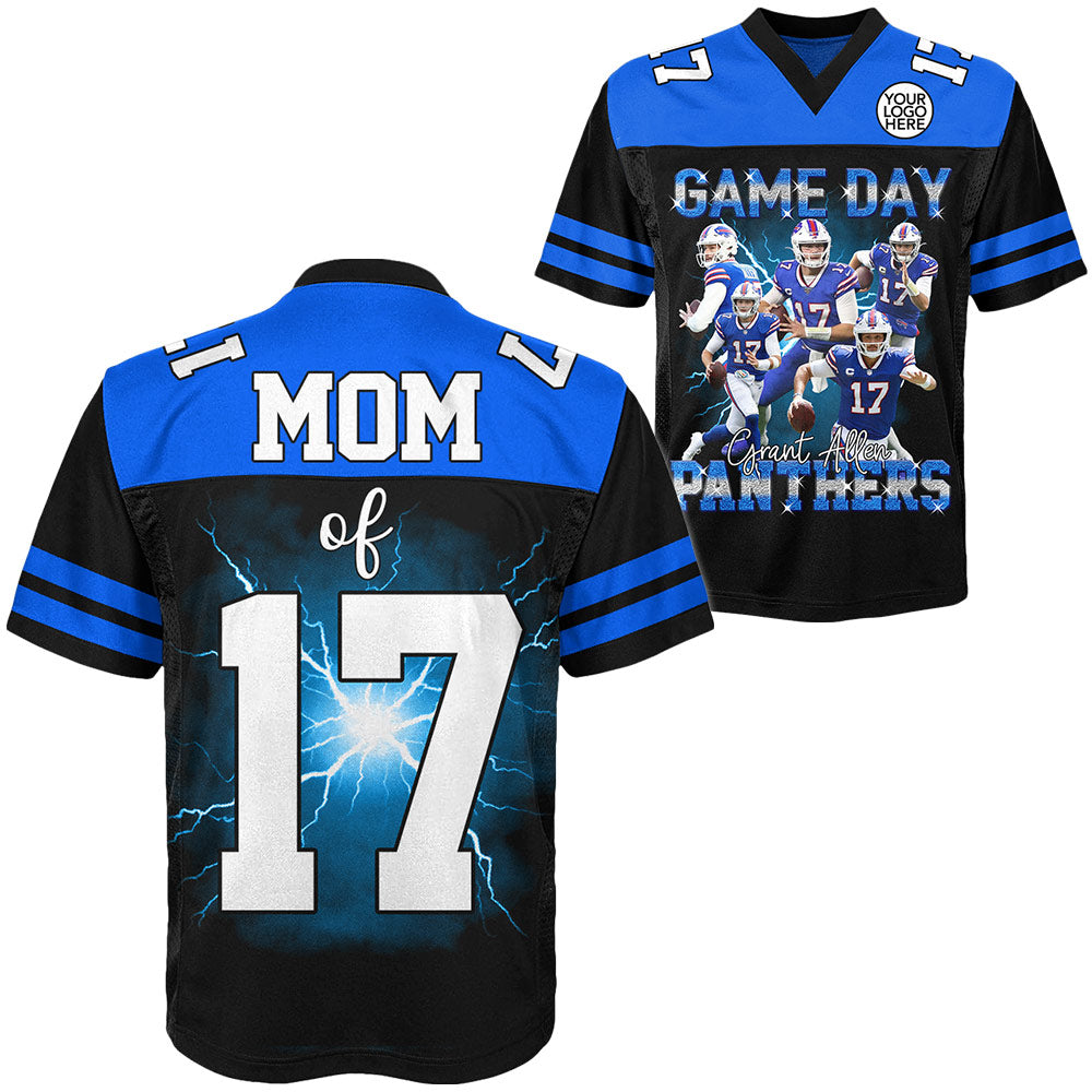 Custom Photo Football Game Day Football Jersey Gift For Football Lovers - Personalized Gift For Football Player Na02 Do99