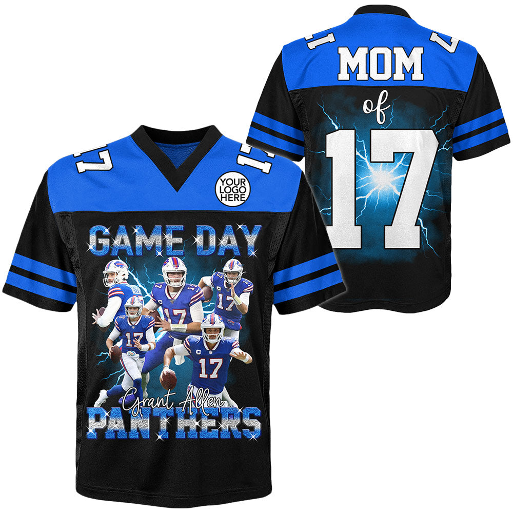Custom Photo Football Game Day Football Jersey Gift For Football Lovers - Personalized Gift For Football Player Na02 Do99